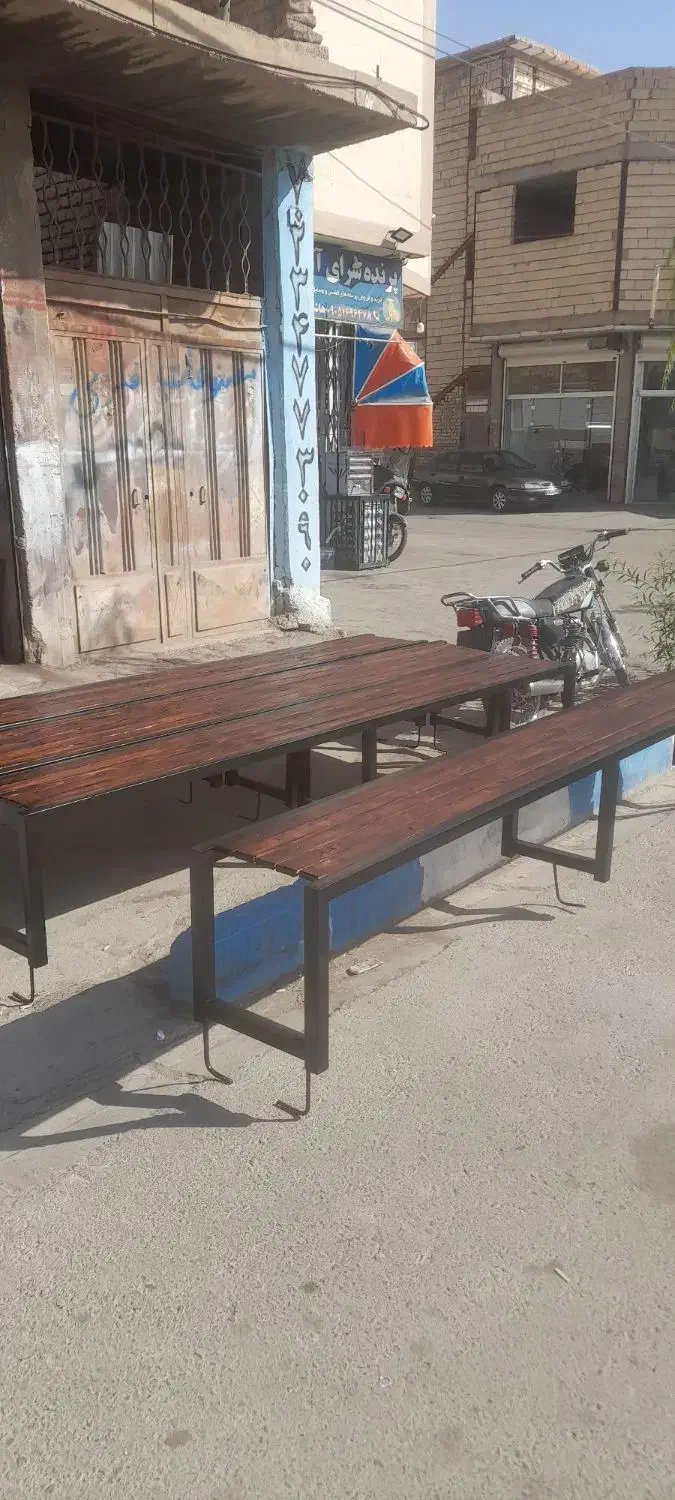 میز آتشدان. نیمکت.الاچیق|صندلی و نیمکت|خمینی‌شهر, |دیوار