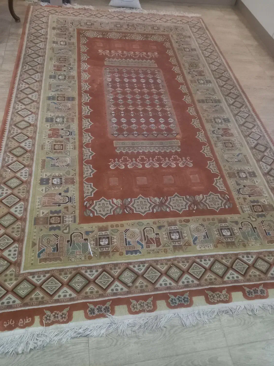 فرش ۶ متری|فرش|دماوند, گیلاوند|دیوار