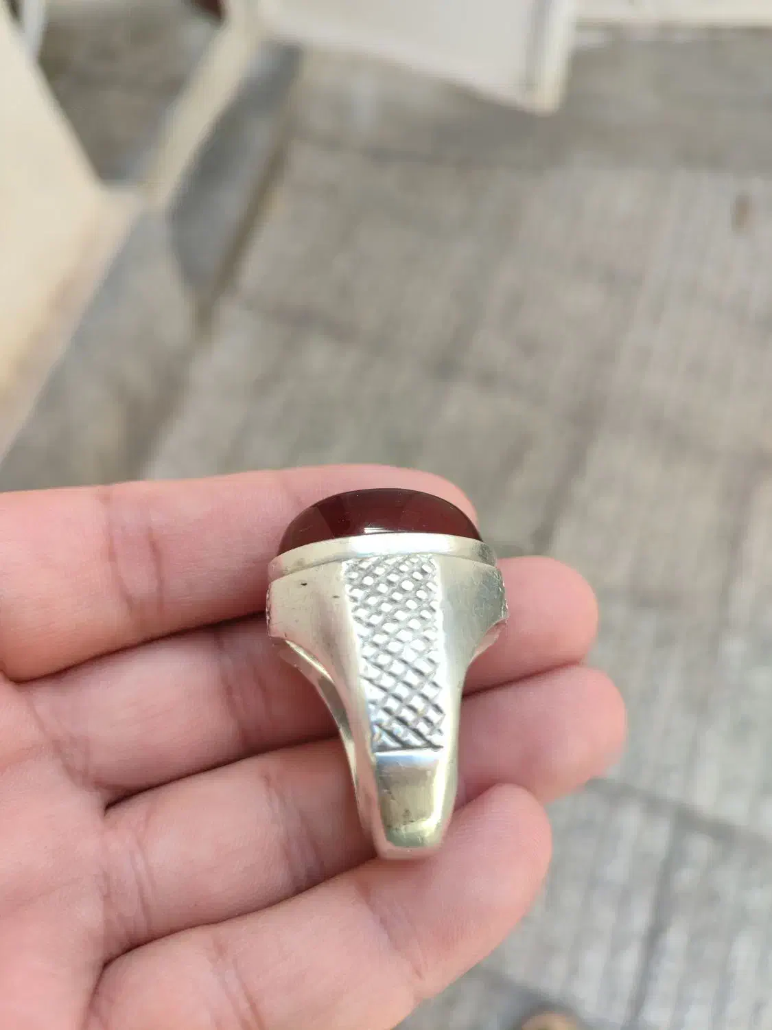 انگشتر عقیق ۵۲گرم|جواهرات|اردبیل, |دیوار