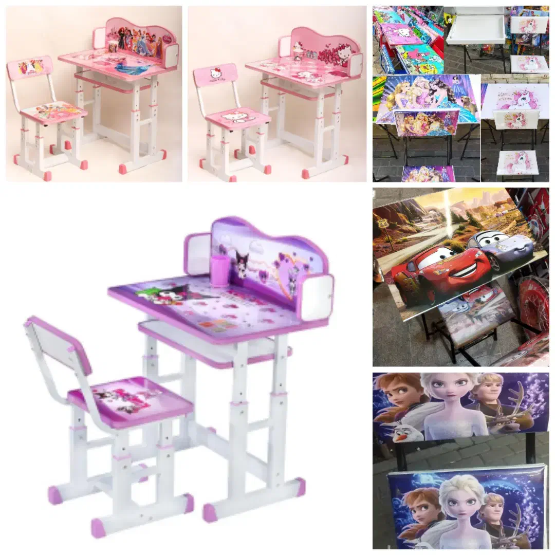 میز و صندلی تحریر دخترانه و پسرانه نو و آکبند|میز تحریر و کامپیوتر|تبریز, |دیوار