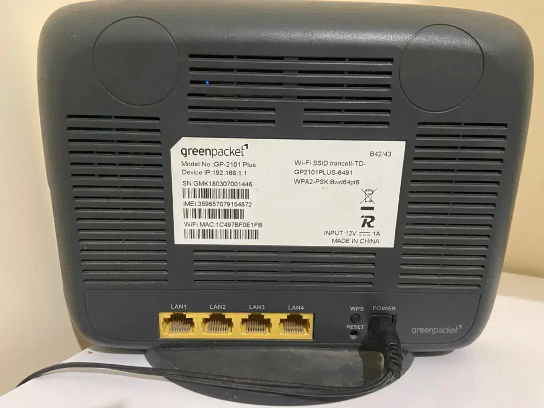 مودم ایرانسل TDLTE GP2101 plus|مودم و تجهیزات شبکه|کرج, دهقان ویلا|دیوار