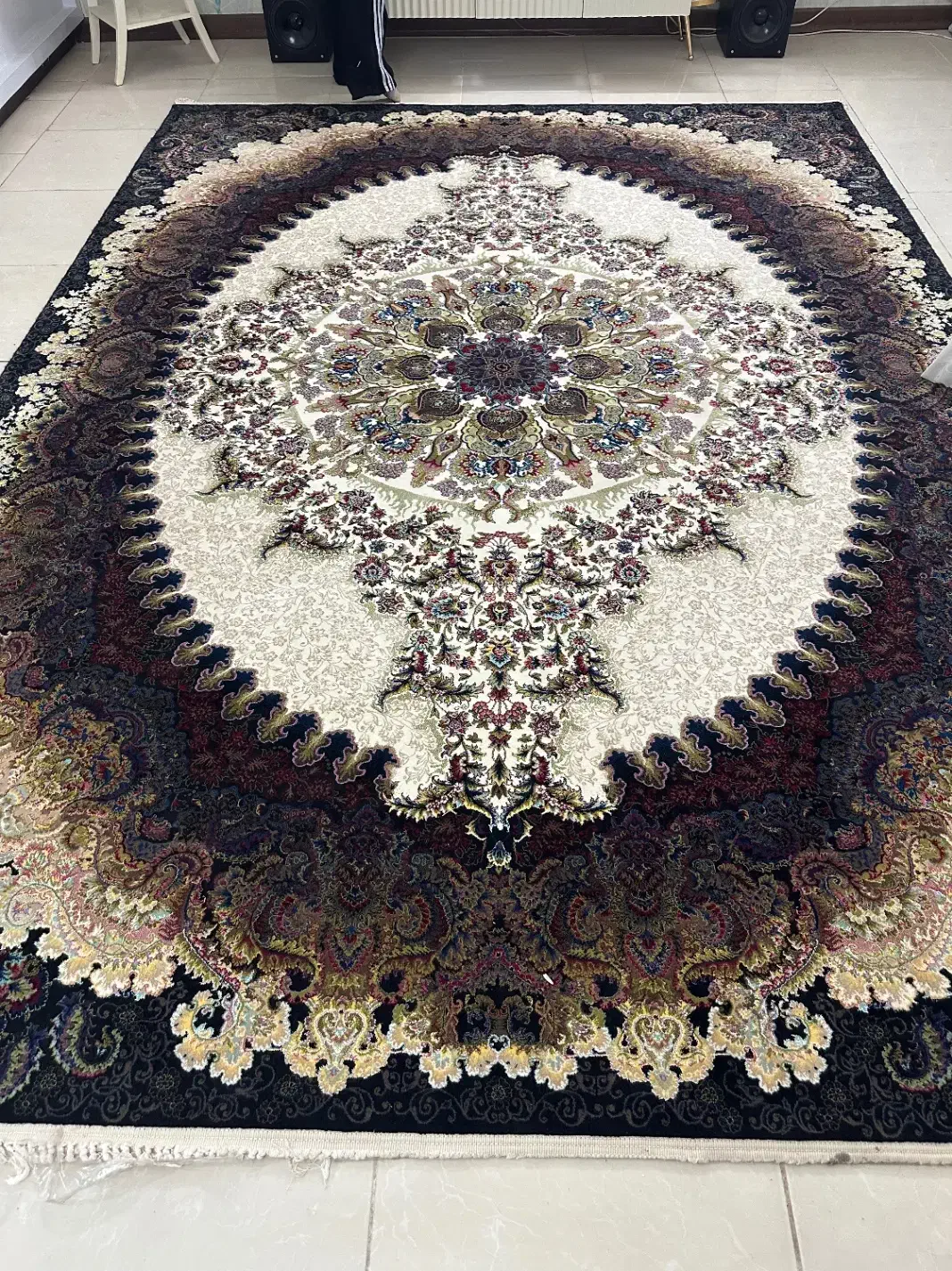 فرش نه متری دو عدد|فرش|اصفهان, گرکان|دیوار