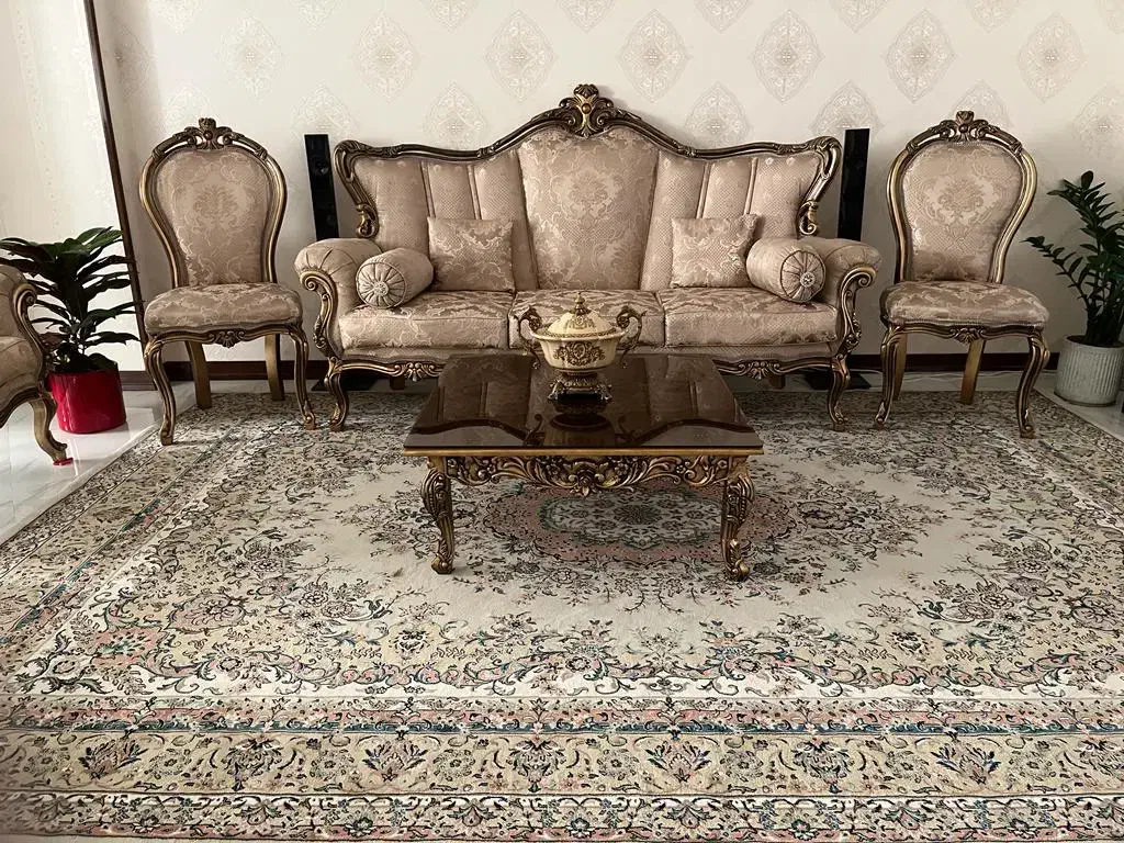 مبلمان سلطنتی 9 نفره|مبلمان خانگی و میز عسلی|ری, دیلمان|دیوار