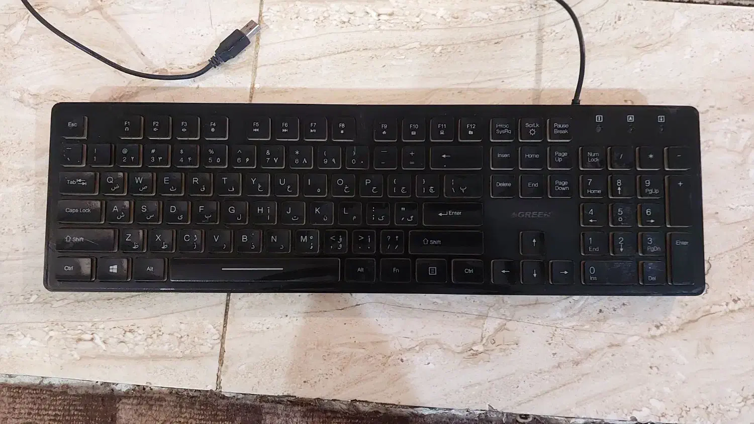 کیبورد green استفاده نشده|قطعات و لوازم جانبی رایانه|لاهیجان, لیالستان|دیوار