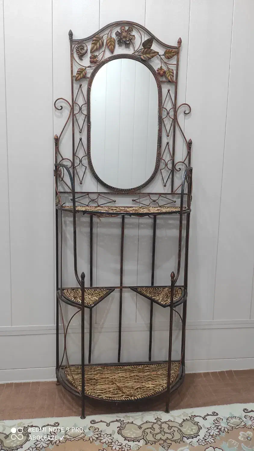 میز آرایش فلزی|آینه|امیدیه, |دیوار