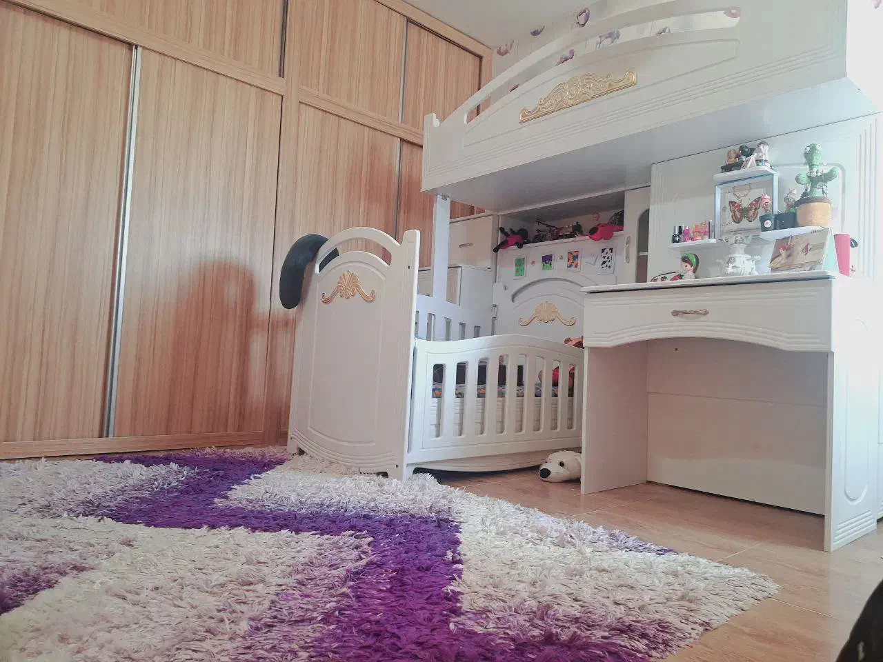 سرویس خواب کودک و جوان ( دو طبقه) ممبران بینظیر|تخت و سرویس خواب|ری, دیلمان|دیوار