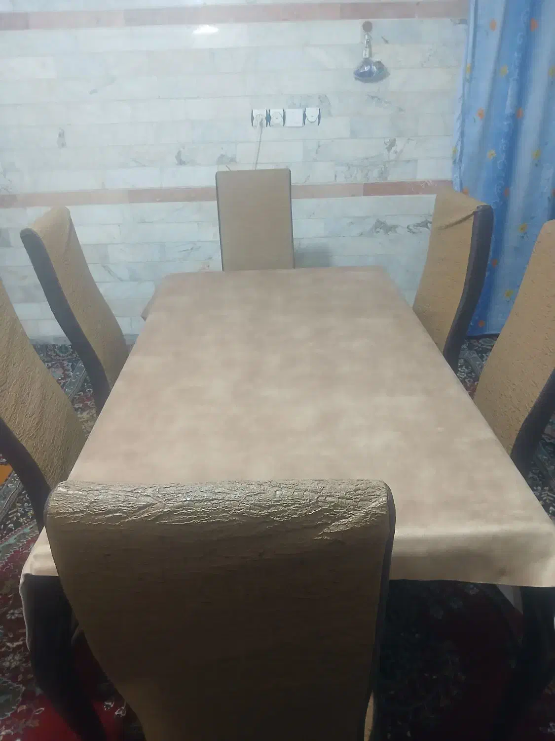 میز نهارخوری|میز و صندلی غذاخوری|کردکوی, |دیوار