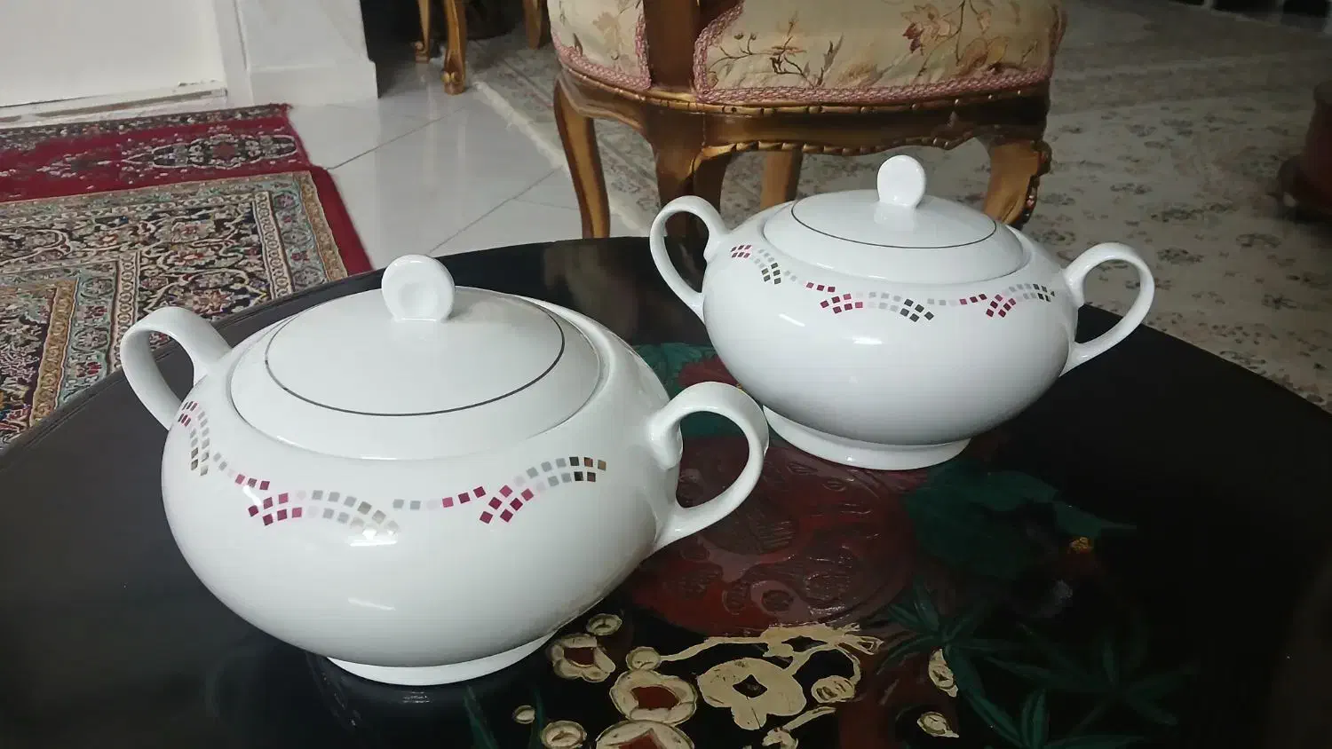 دوعدد سوپ خوریه چینی یاسمین نونو|ظروف سرو و پذیرایی|تهران, توحید|دیوار