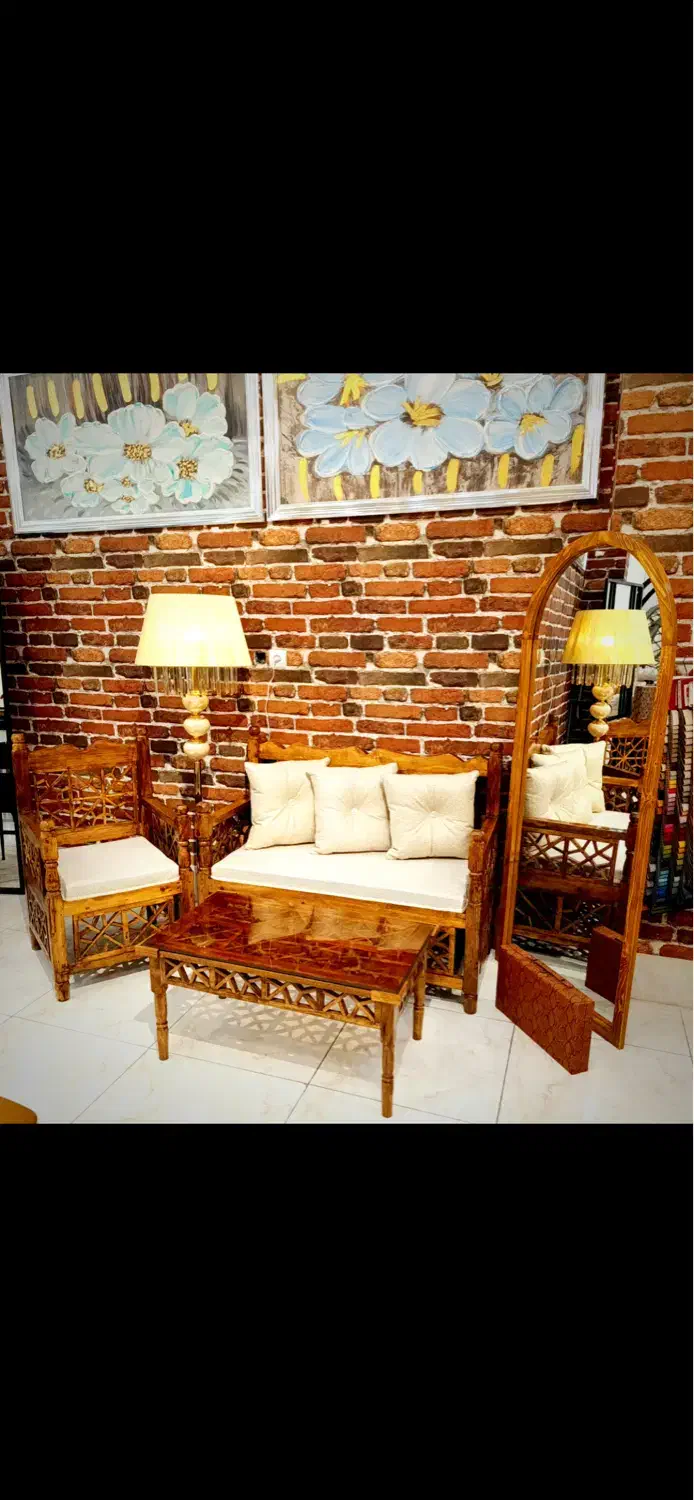 تولید و پخش تخت سنتی گره چینی چوب روس|مبلمان خانگی و میز عسلی|ملایر, |دیوار