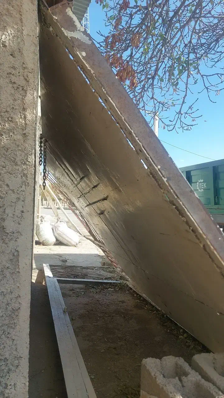 درب آهنی .در حیاط|مصالح و تجهیزات ساختمان|پیر سلیمان, |دیوار