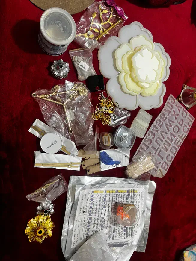 فروش وسایل رزین کار در خانه|صنایع دستی و سایر لوازم تزئینی|کرج, گلدشت|دیوار