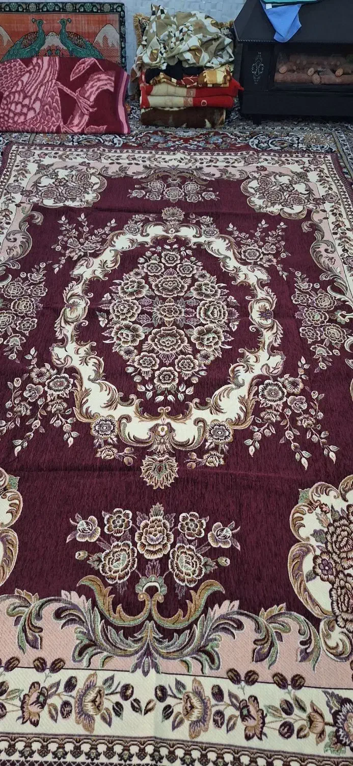 گلیم فرش مخملی ۶ متری نو|گلیم، جاجیم، گبه|بندر گناوه, |دیوار