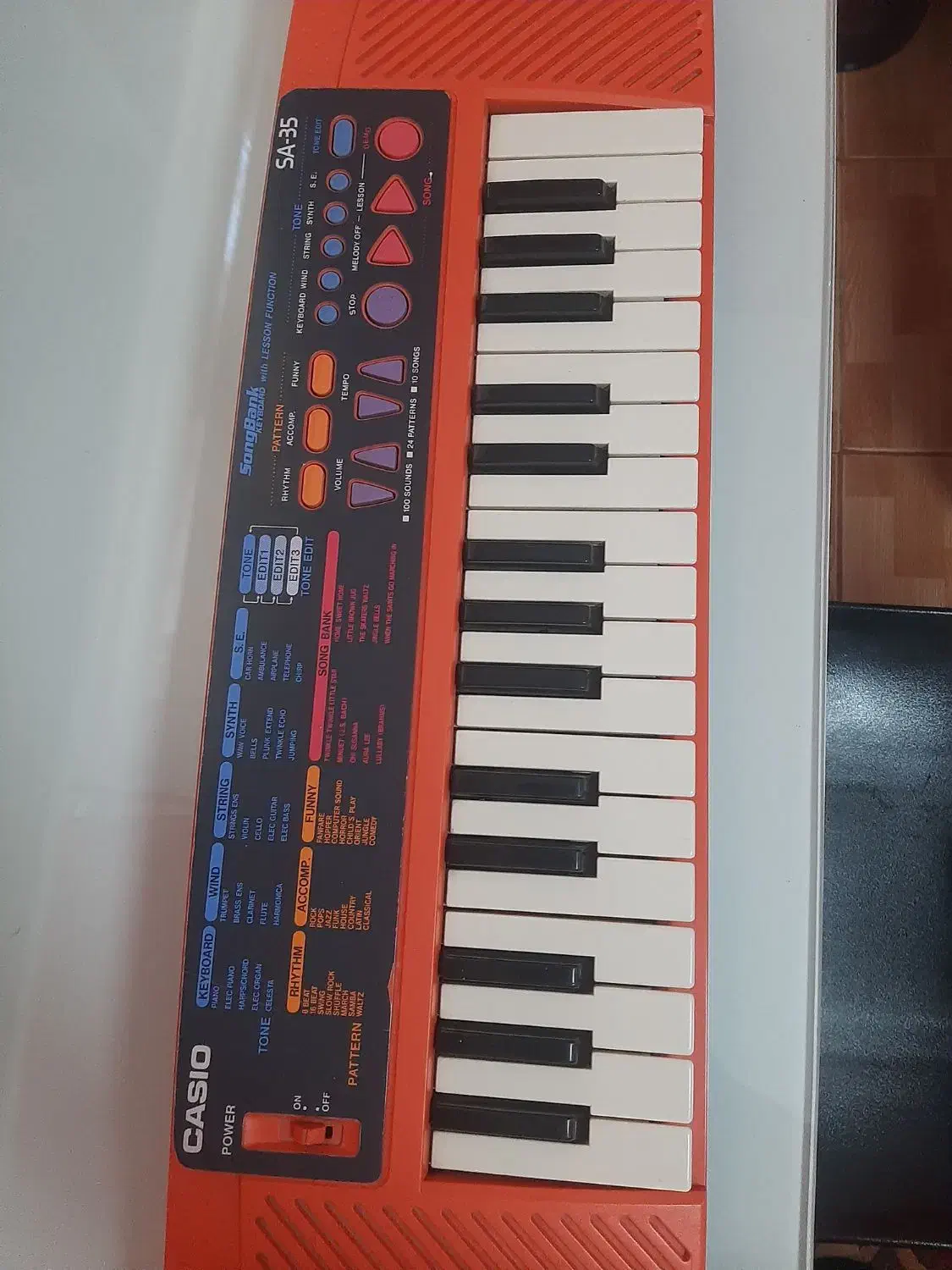 ارگ کاسیو مدل sa35|پیانو، کیبورد، آکاردئون|محمدشهر, عباس آباد|دیوار
