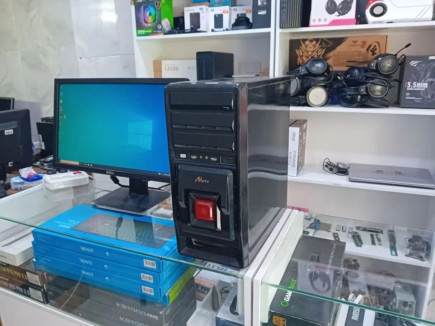 کیس کامپیوتر نیمه گیمینگ اجرای pes 2021|رایانه رومیزی|کرج, حیدرآباد|دیوار