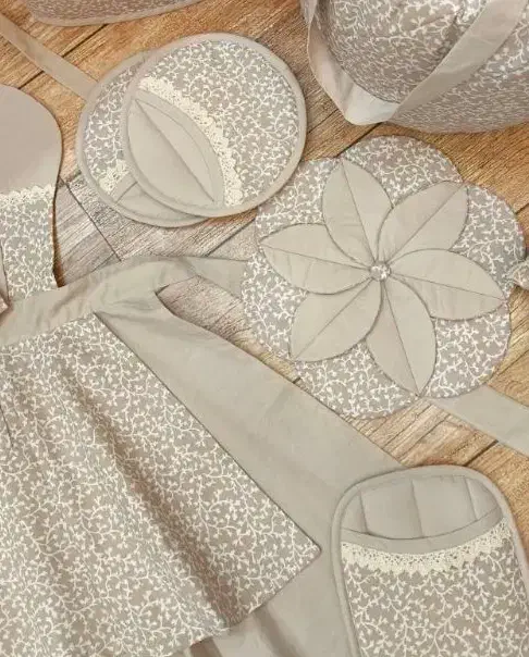 سرویس آشپزخانه پارچه ای|سفره، حوله، دستمال آشپزخانه|شهرکرد, |دیوار