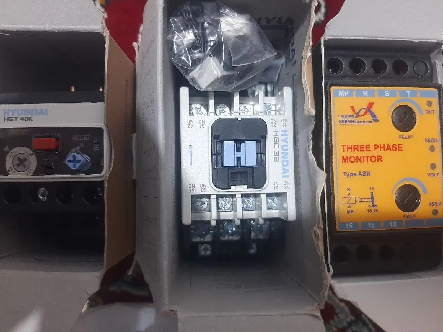 کنتاکتور،بیمتال،کنترل فاز|ماشینآلات صنعتی|کازرون, |دیوار