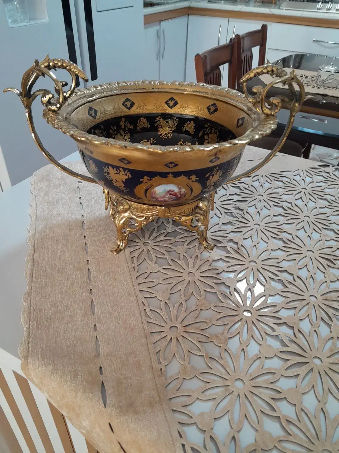 ظرف برنجی|ظروف سرو و پذیرایی|مشهد, مقدم|دیوار