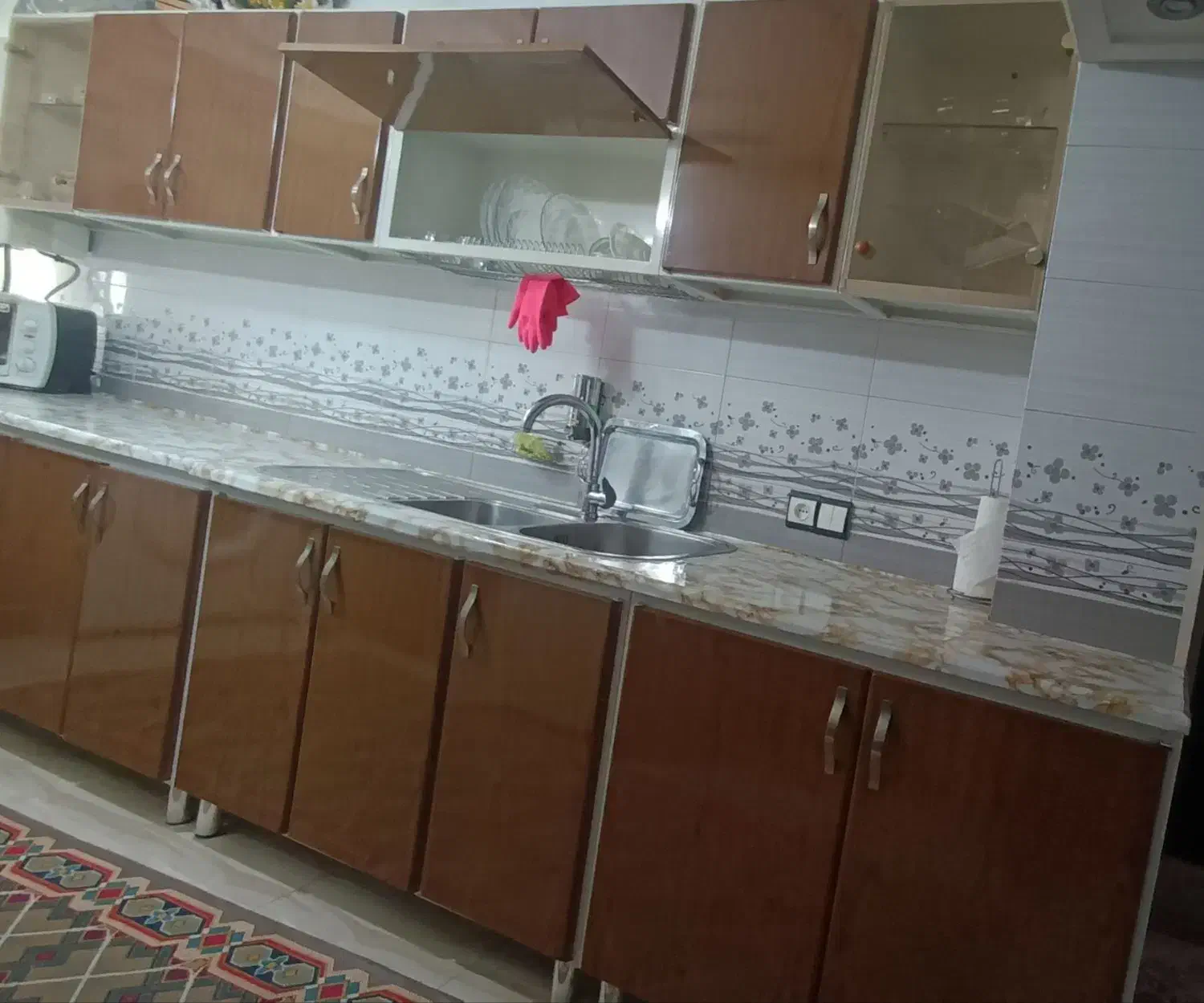 کابینت آشپزخانه|آب‌چکان و نظم‌دهنده ظروف|شاهرود, |دیوار