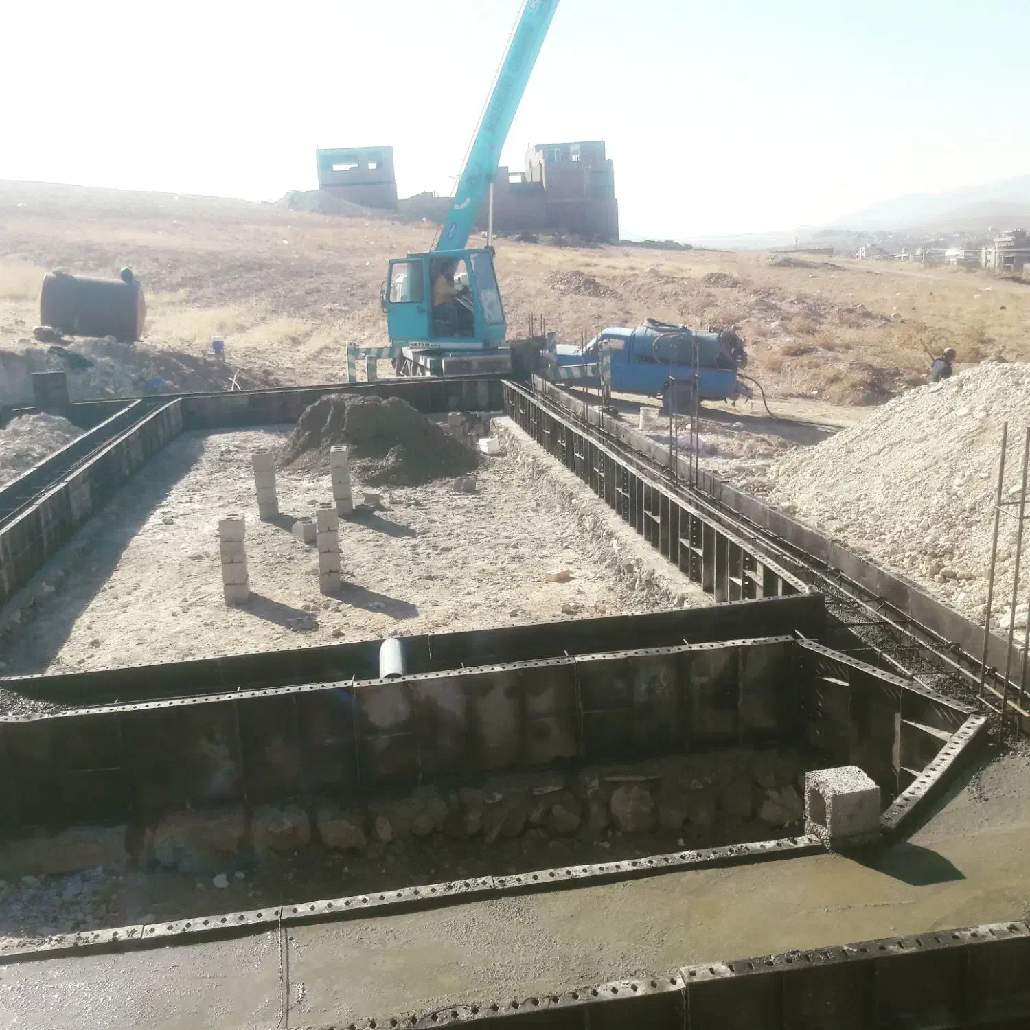 اجرای شناژکاری و ارماتوربندی|خدمات پیشه و مهارت|بوکان, |دیوار