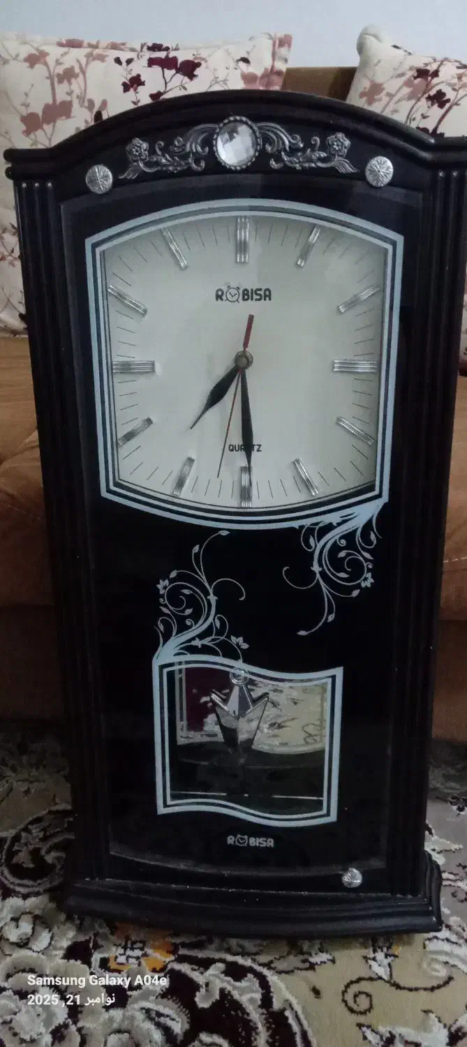 یک عددساعت دیواری بزرگ دوموتوره|ساعت دیواری و تزئینی|فردیس, شهرک شهید حسینی|دیوار