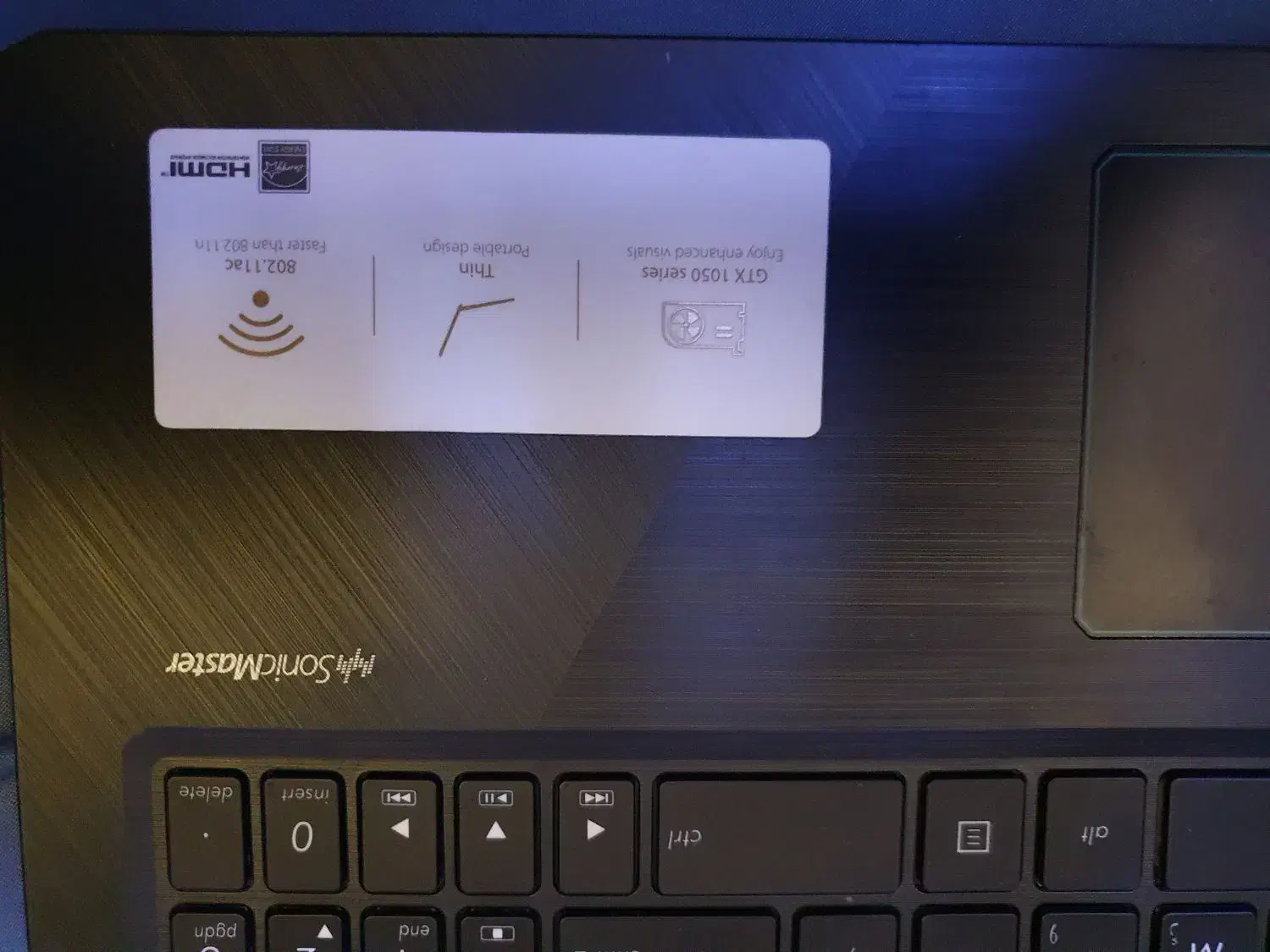 لپتاپ asus مدل k570ud کارت گرافیک gtx1050|رایانه همراه|همدان, |دیوار