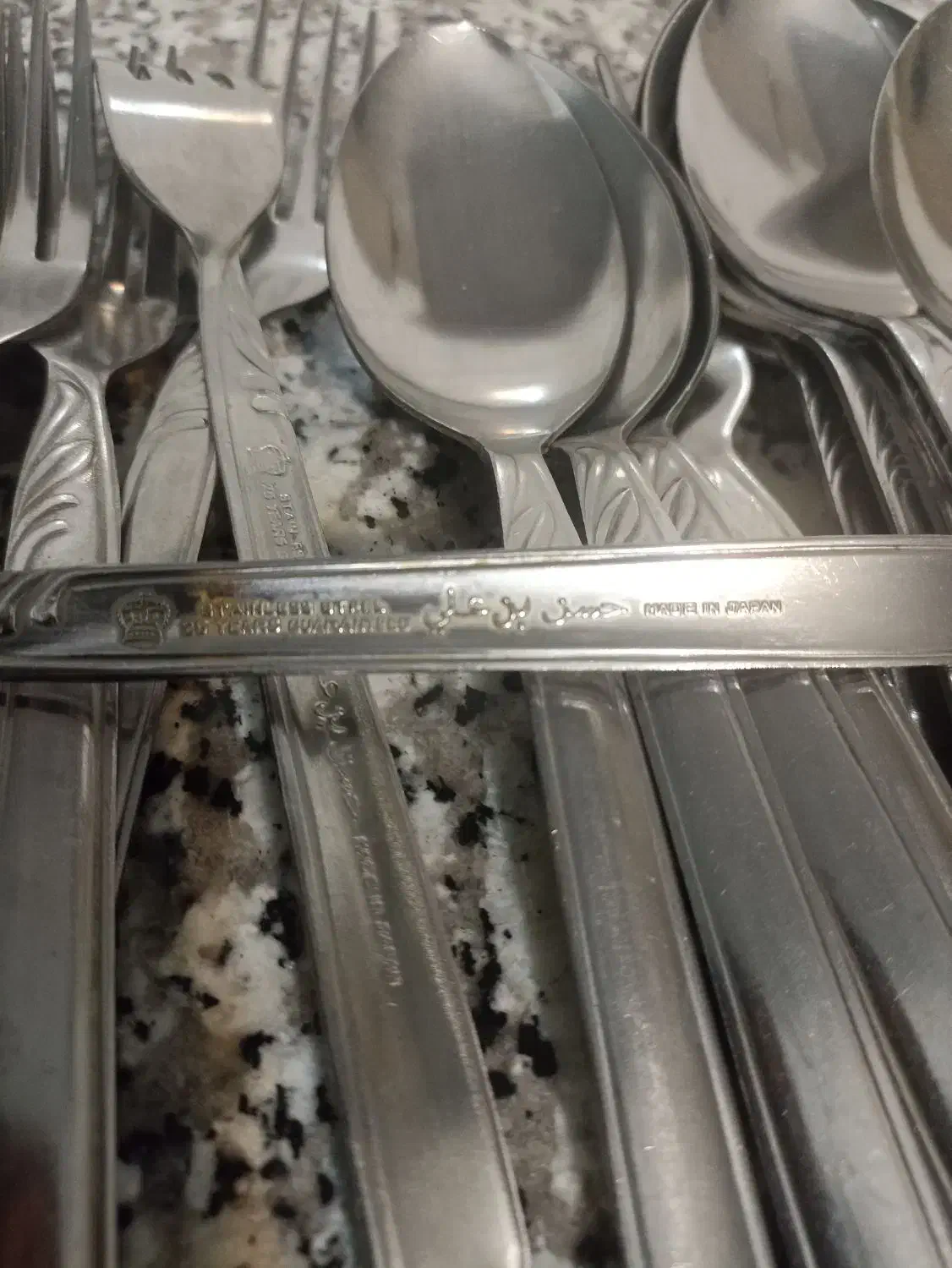 قاشق چنگال غذا خوری ژاپنی اصل کویتی|کلکسیون اشیاء عتیقه|شهرکرد, |دیوار