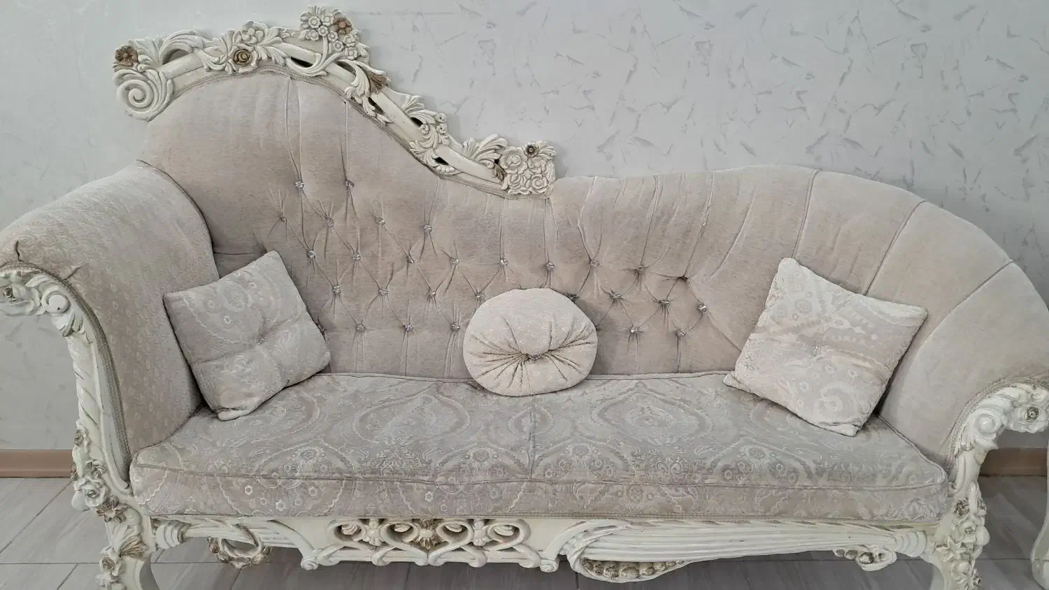 مبل ۸ نفره نیمه سلطنتی|مبلمان خانگی و میز عسلی|کهریزک, |دیوار