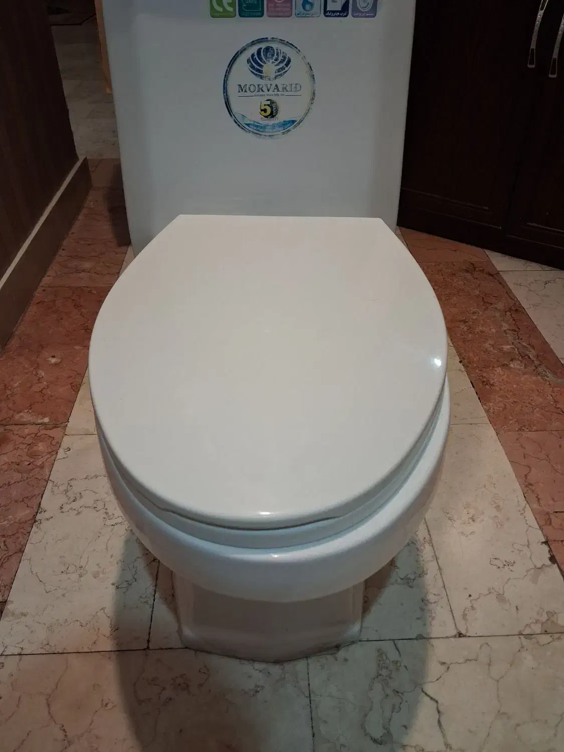 توالت فرنگی مروارید مدل رومینا ، توربو جت|لوازم سرویس بهداشتی|تهران, سازمان برنامه جنوبی|دیوار