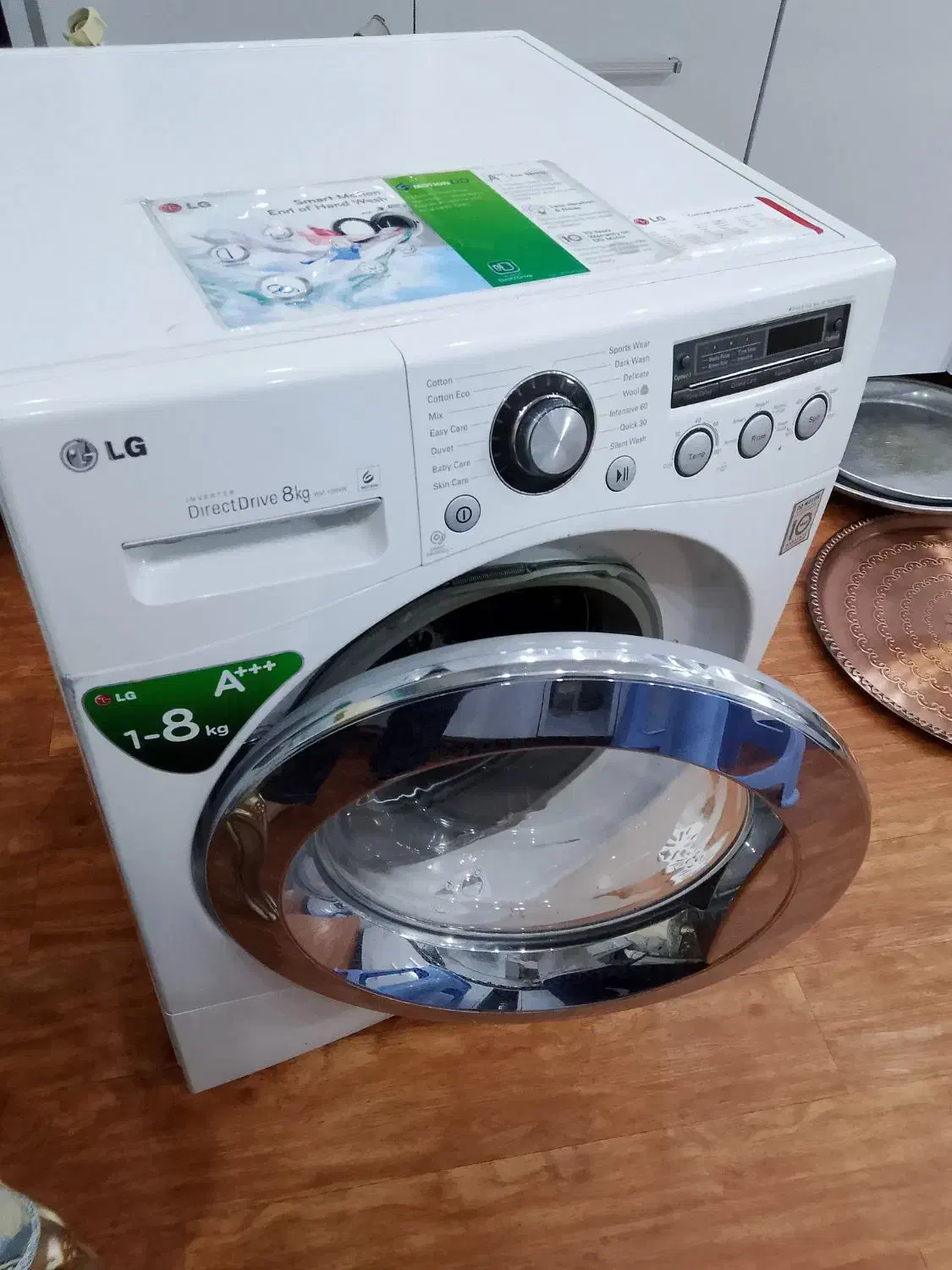 لباسشویی ال جی ۸کیلویی اصل کره|ماشین لباسشویی و خشککن لباس|ری, سیزده آبان|دیوار