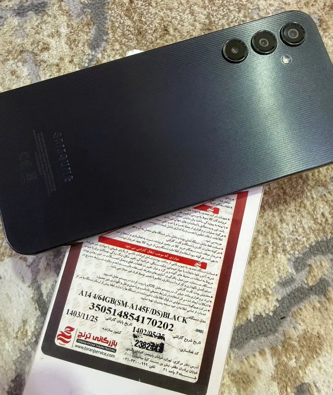 سامسونگ a14 بسیار تمیز|موبایل|اصفهان, احمدآباد|دیوار