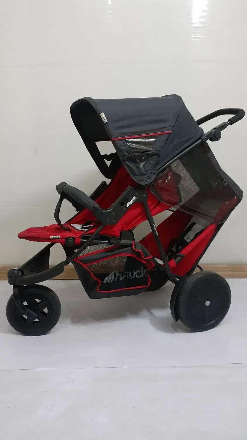 کالسکه دوقلو آلمانی برندhauck مناسب سیسمونی|کالسکه و لوازم جانبی|مشهد, اروند|دیوار