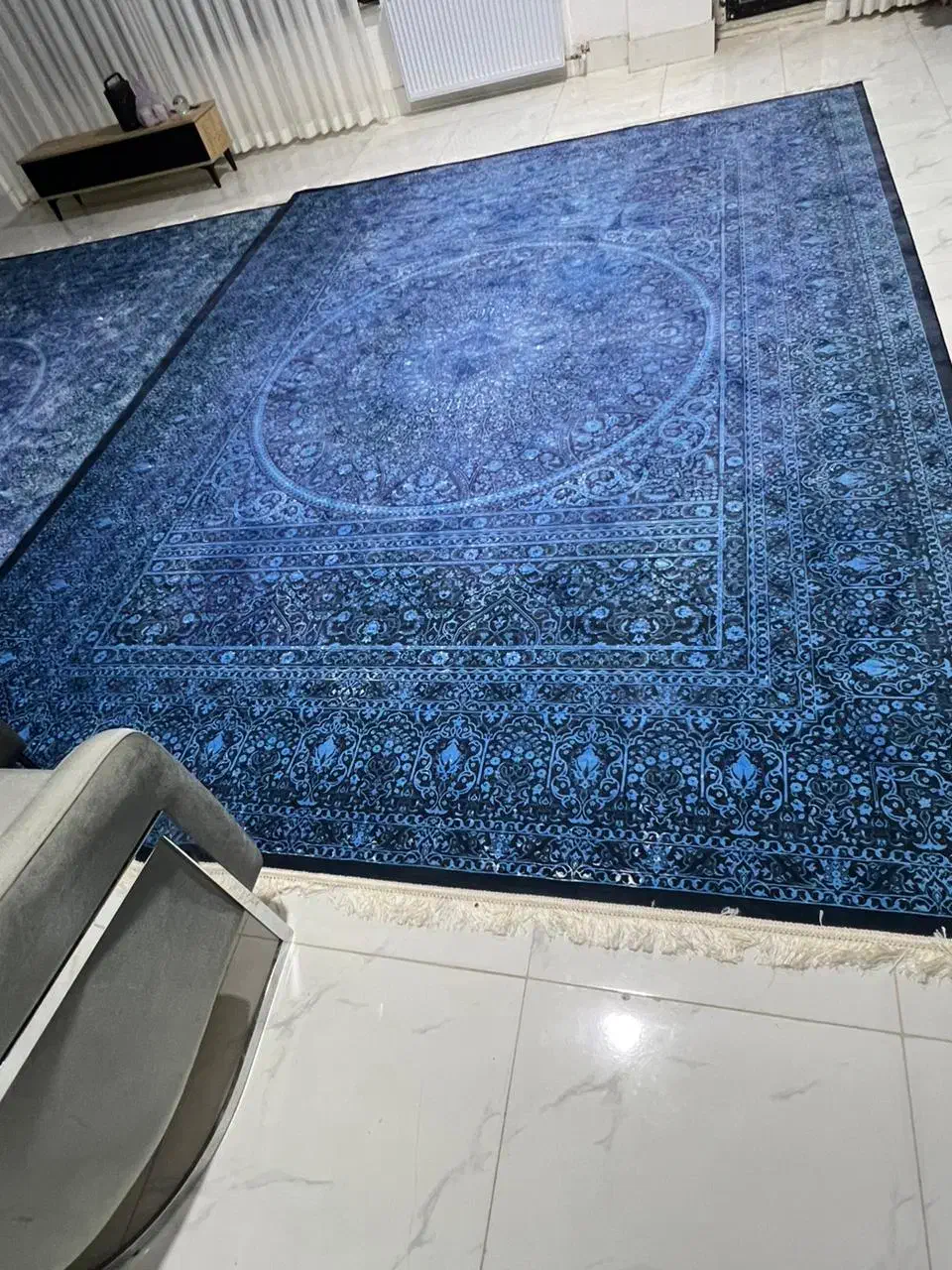 فرش آبی کهکشانی|فرش|بوکان, |دیوار