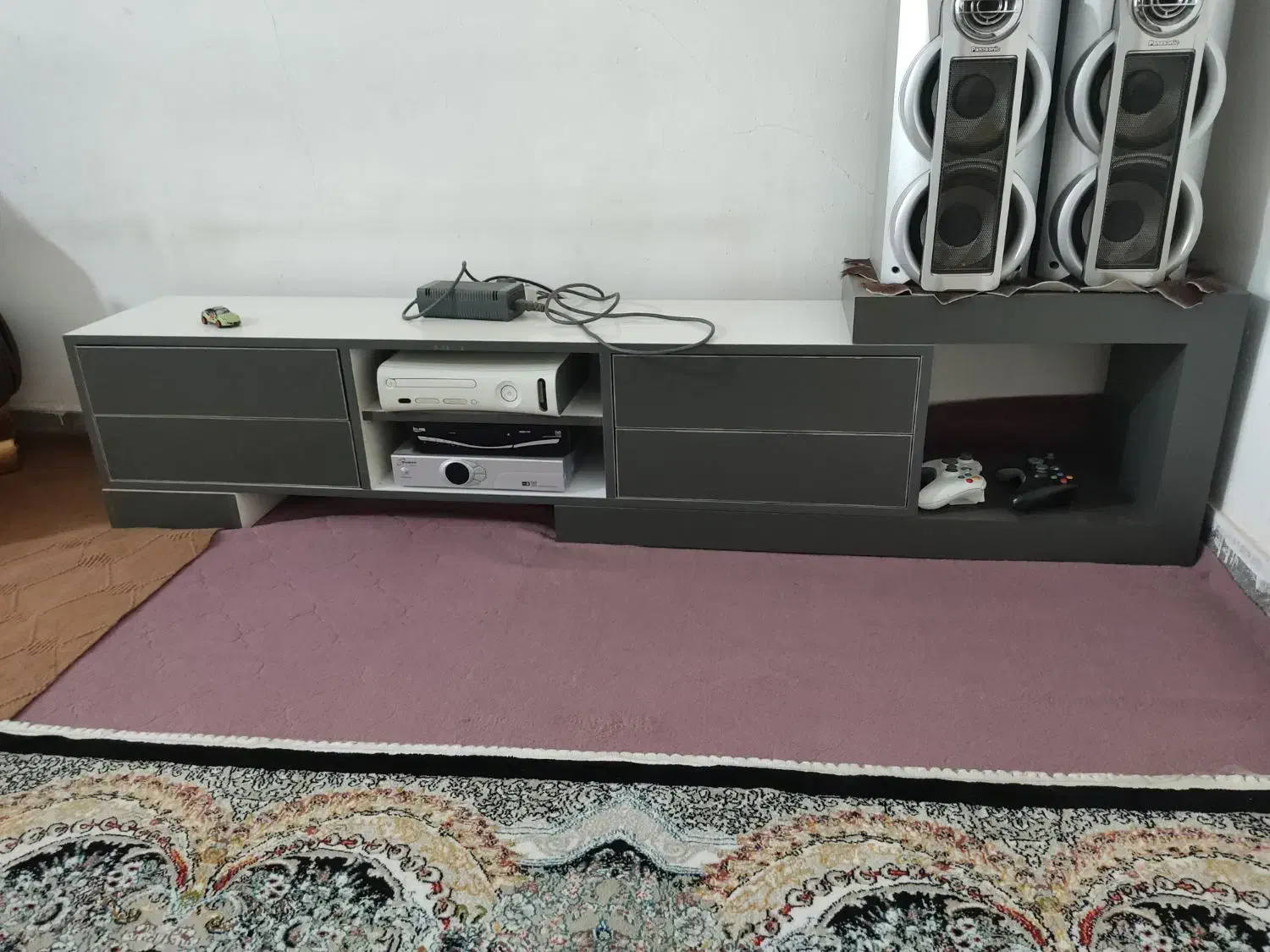 میز tv های گلاس طوسی نوک مدادی|میز تلویزیون|پاکدشت, حصار امیر|دیوار