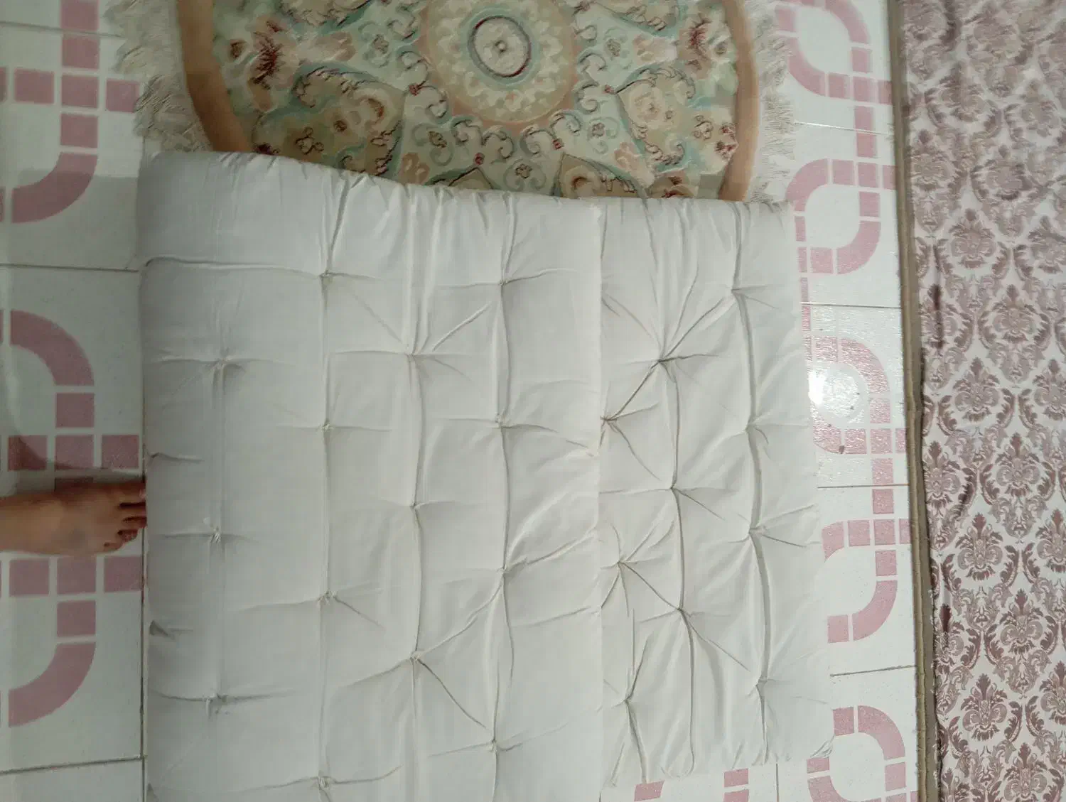 تشک یک نفره|رختخواب، بالش، پتو|ساوه, |دیوار