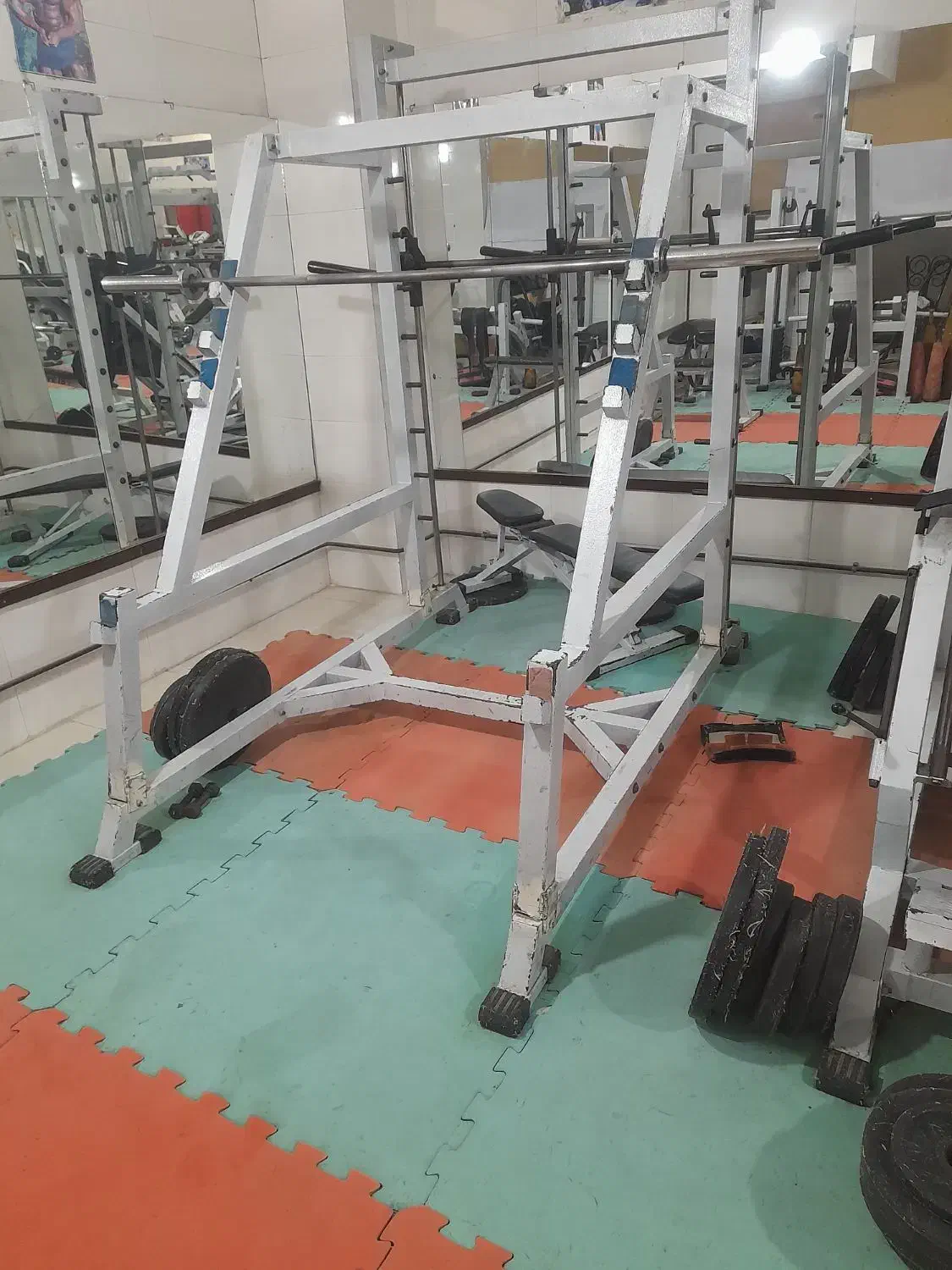 دستگاه بدنسازی|تجهیزات ورزشی|باسمنج, |دیوار