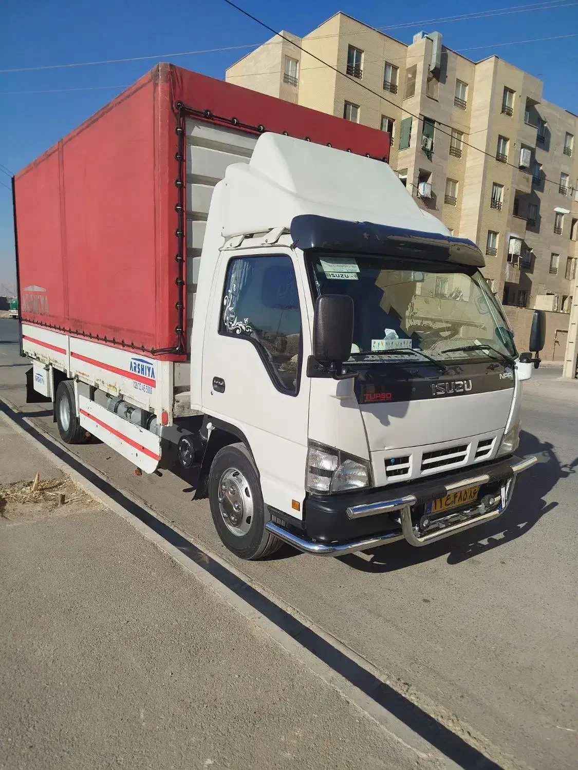 فروش کانتینر ایسوزو 6مدل ارشیا سالم بدون هیچ خوردگ|خودرو سنگین|گرمسار, |دیوار