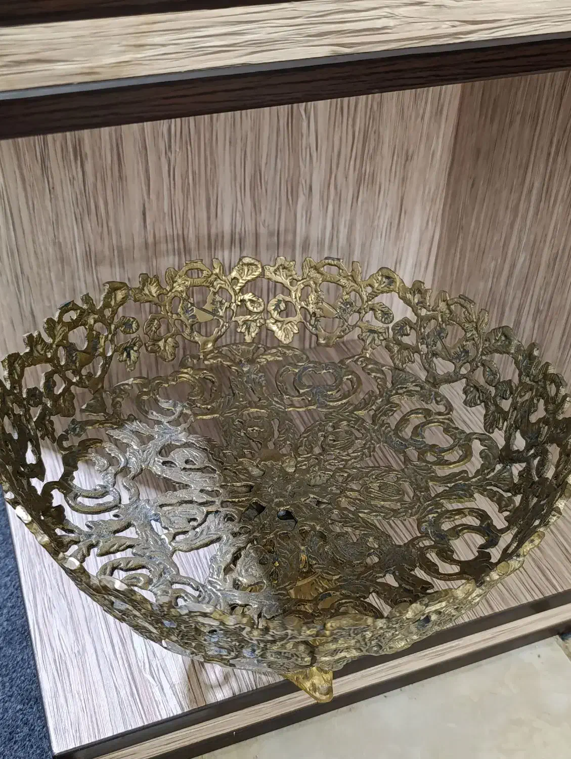 ظرف جا میوه ای برنز|ظروف سرو و پذیرایی|قرچک, شهرک الحدید|دیوار