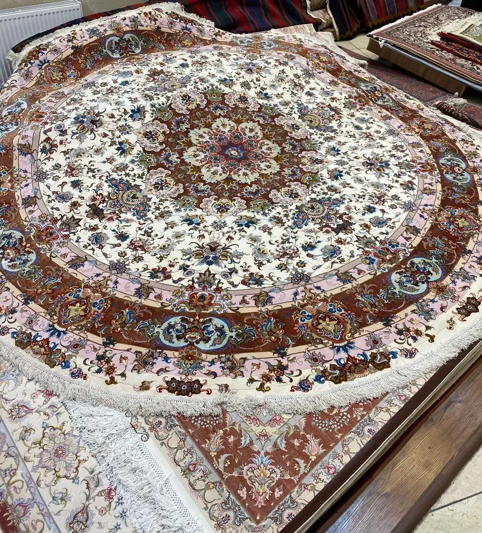 دایره ۳/۵×۳/۵ خطیبی|فرش|تبریز, |دیوار