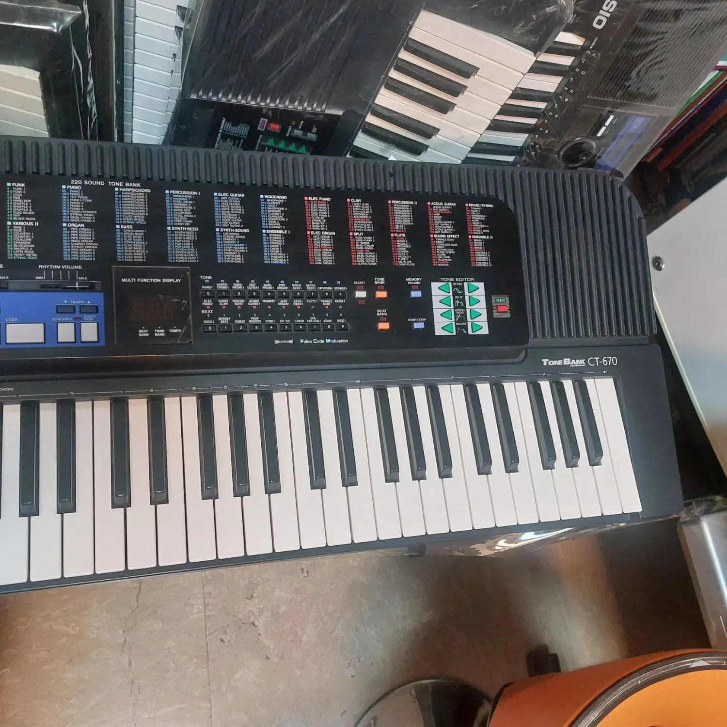 ارگ ct670 ژاپنی در موزیک ارژنگ|پیانو، کیبورد، آکاردئون|پردیس, فاز ۳|دیوار