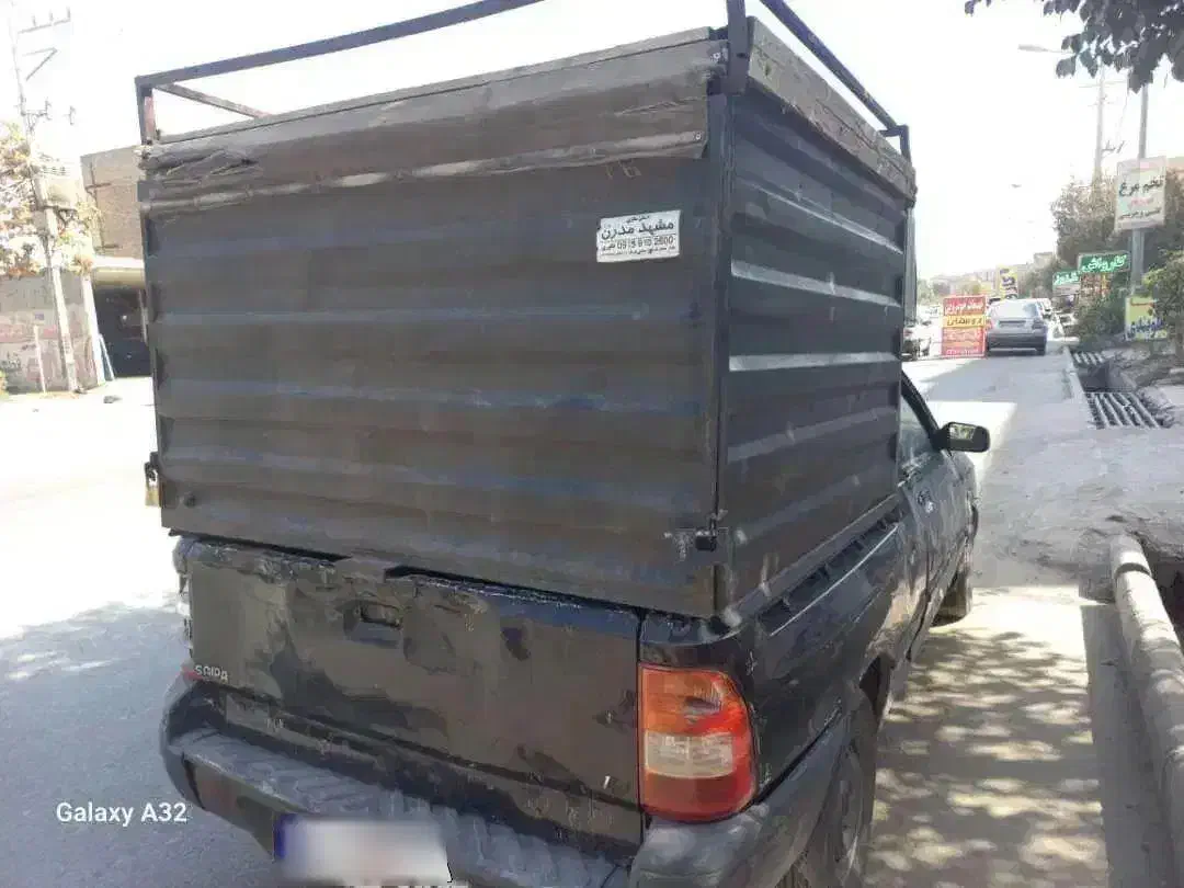 پراید وانت اطاق دار مشکی|خودرو سواری و وانت|مشهد, نوده|دیوار