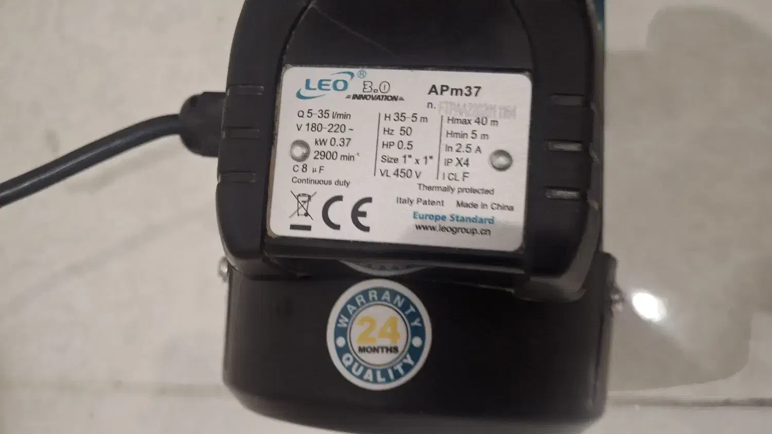 پمپ آب لئو مدل Apm37|مصالح و تجهیزات ساختمان|بیرجند, |دیوار