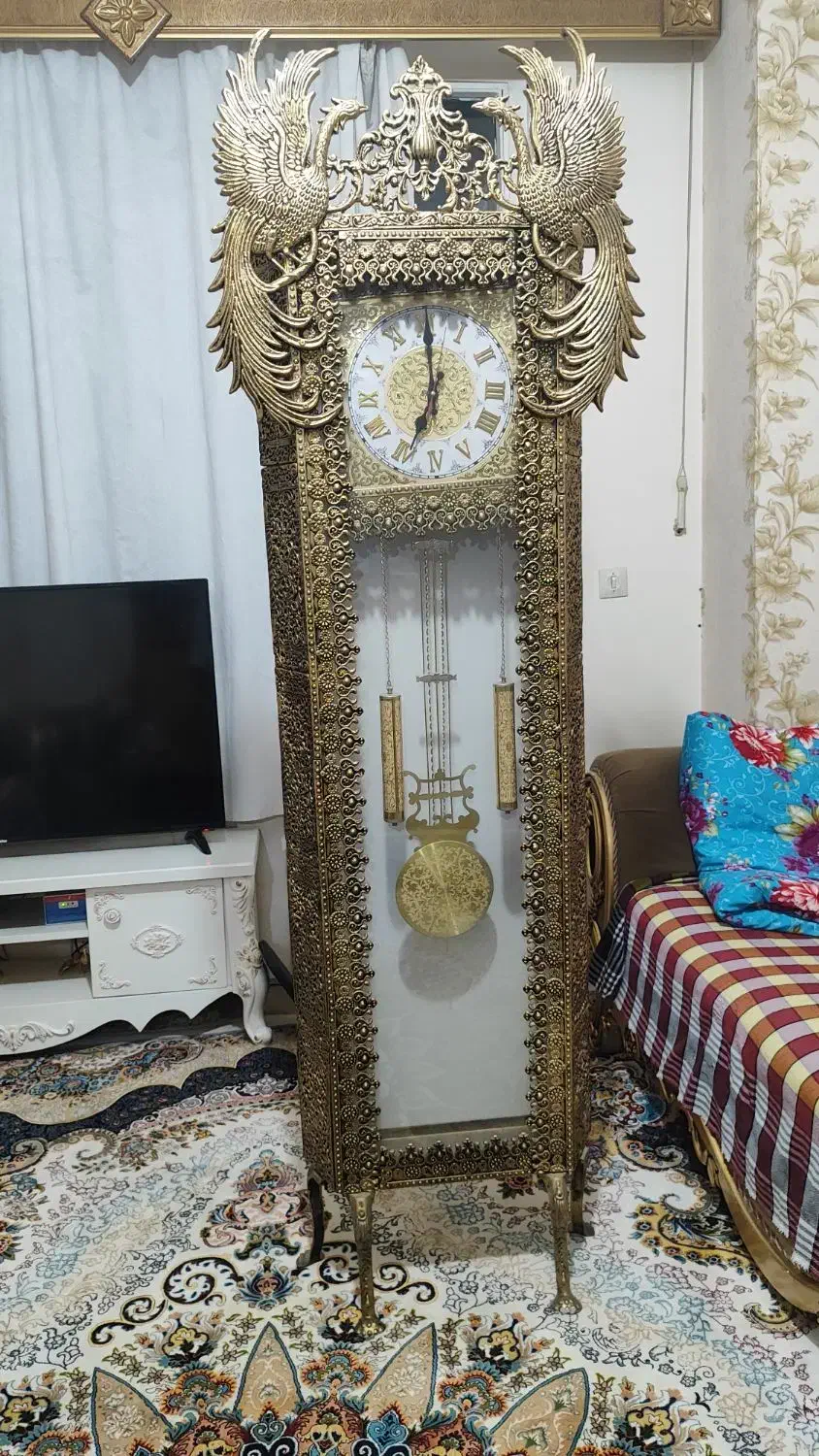 ساعت برنزی ایستاده|ساعت دیواری و تزئینی|تبریز, |دیوار