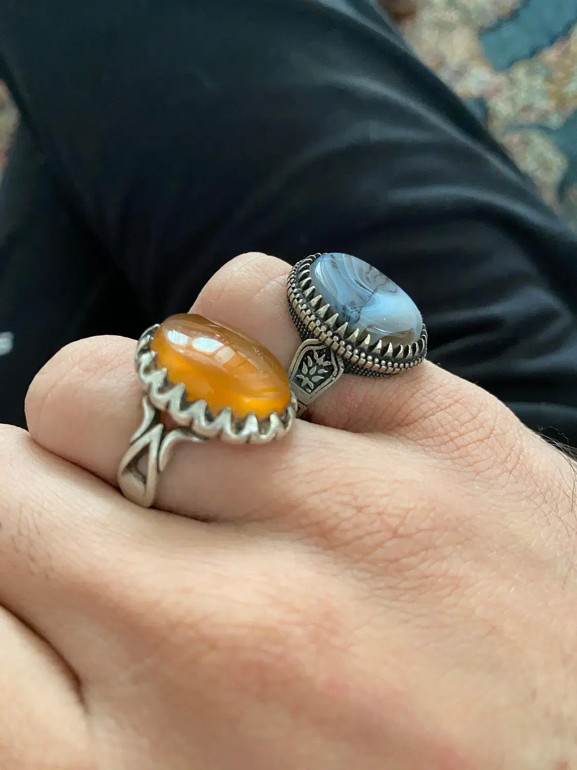 انگشتر عقیق و شجر|جواهرات|اردکان, |دیوار