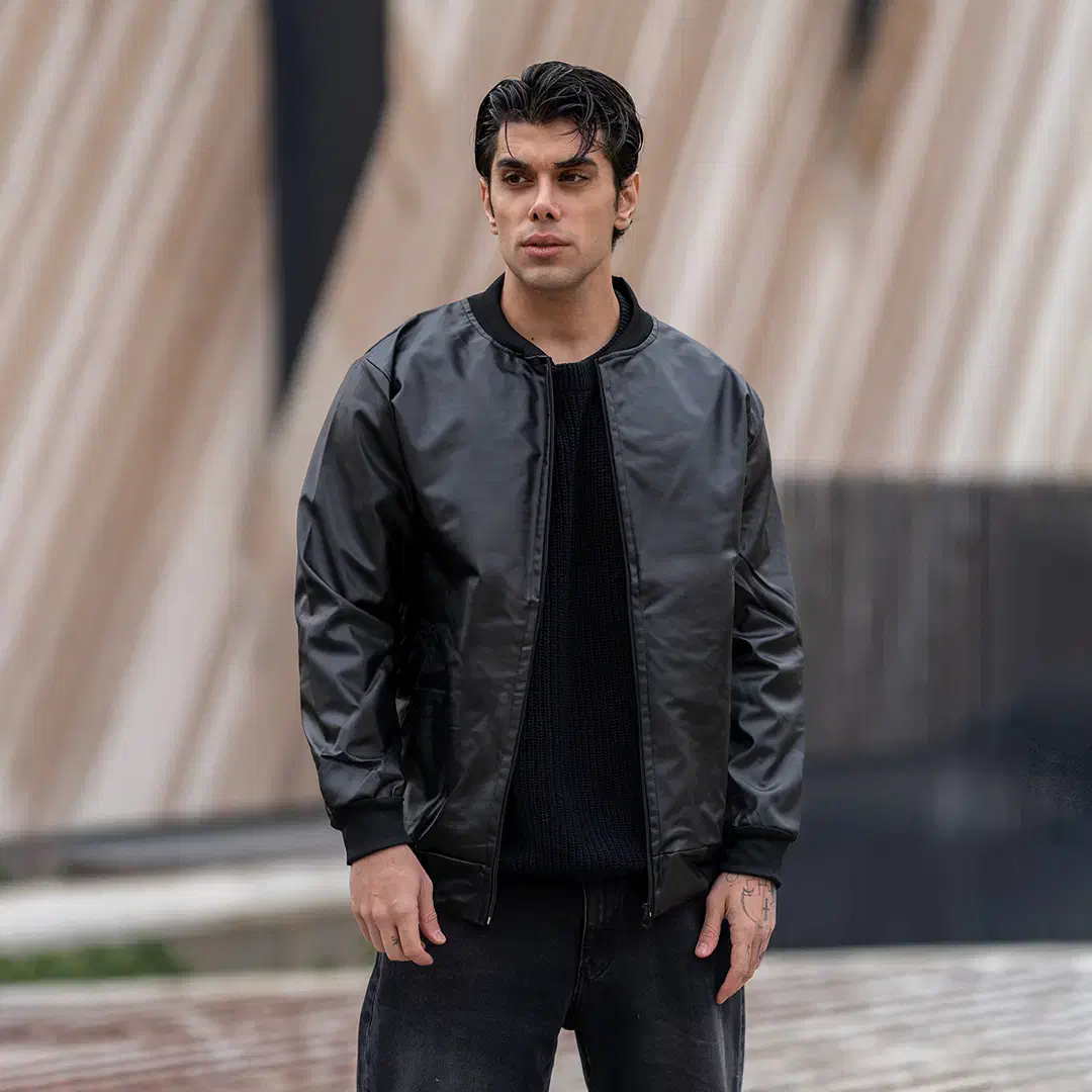 کاپشن چرم مردانه Borna مدل 1218|لباس|میناب, |دیوار