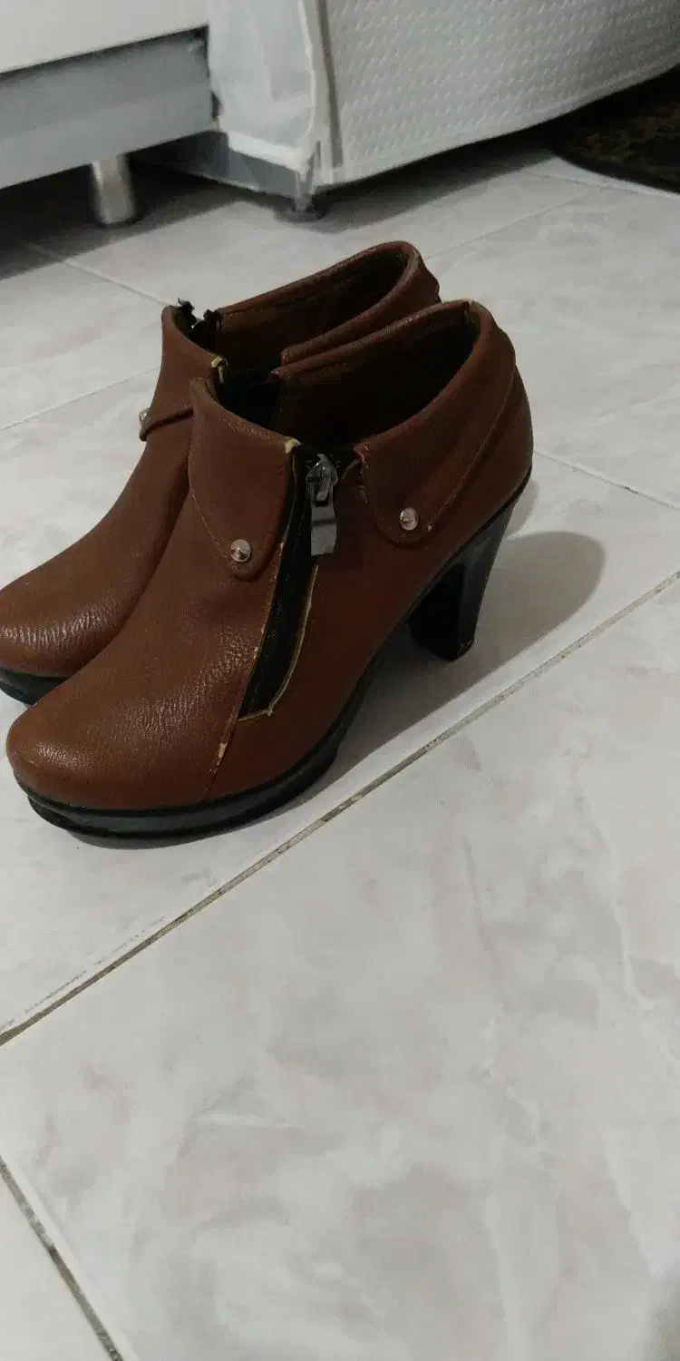 نیم بوت، ۵سانتی، سایز ۳۷|کیف، کفش، کمربند|ایلام, |دیوار