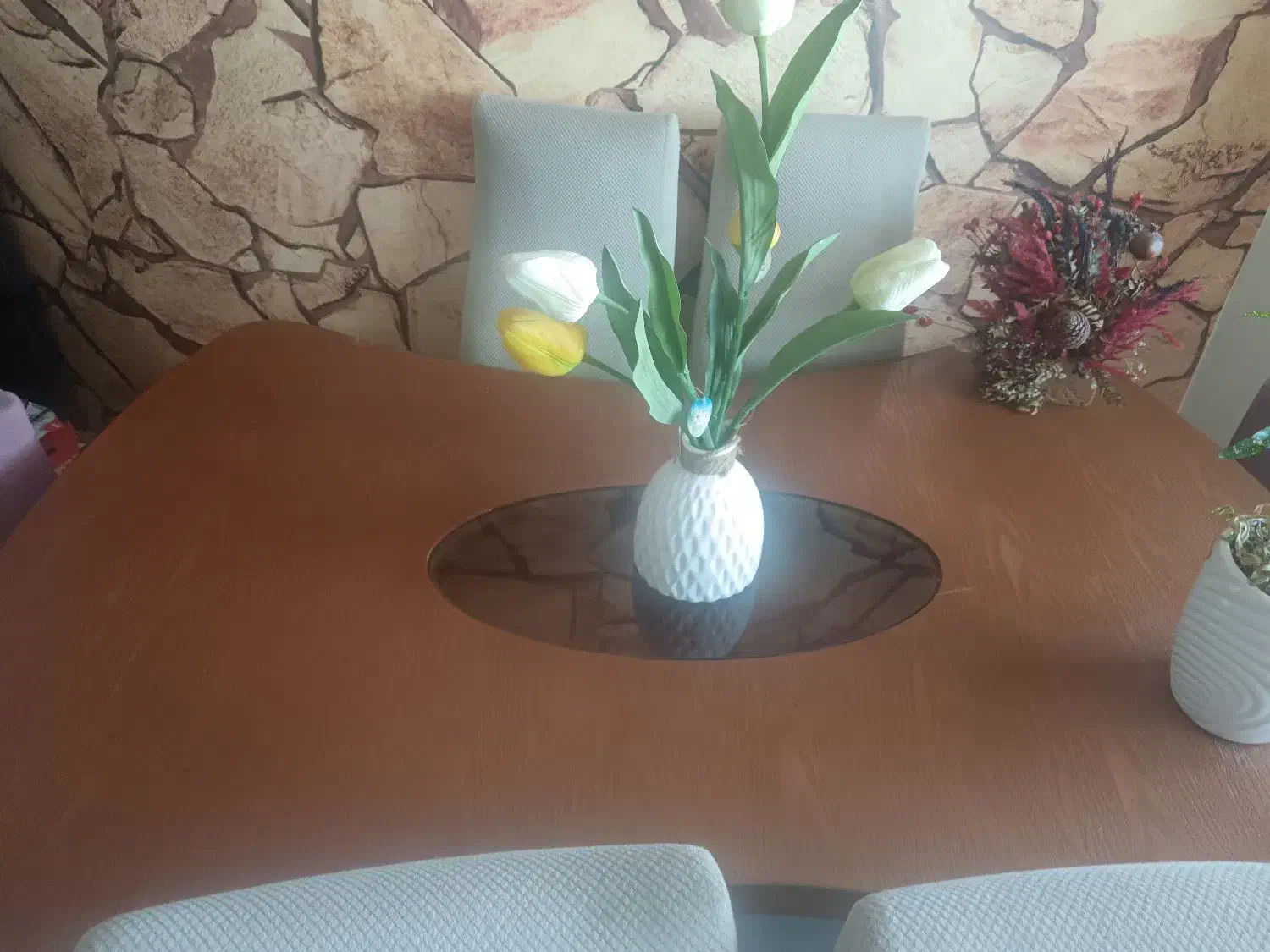 میز ناهارخوری ۶ نفره|میز و صندلی غذاخوری|فردیس, نسترن غربی|دیوار