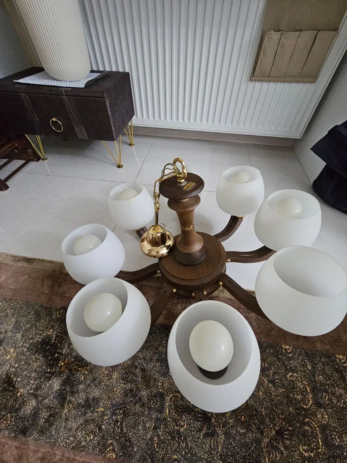 لوستر ۸ شاخه|لوستر و چراغ آویز|ری, هاشم‌آباد|دیوار