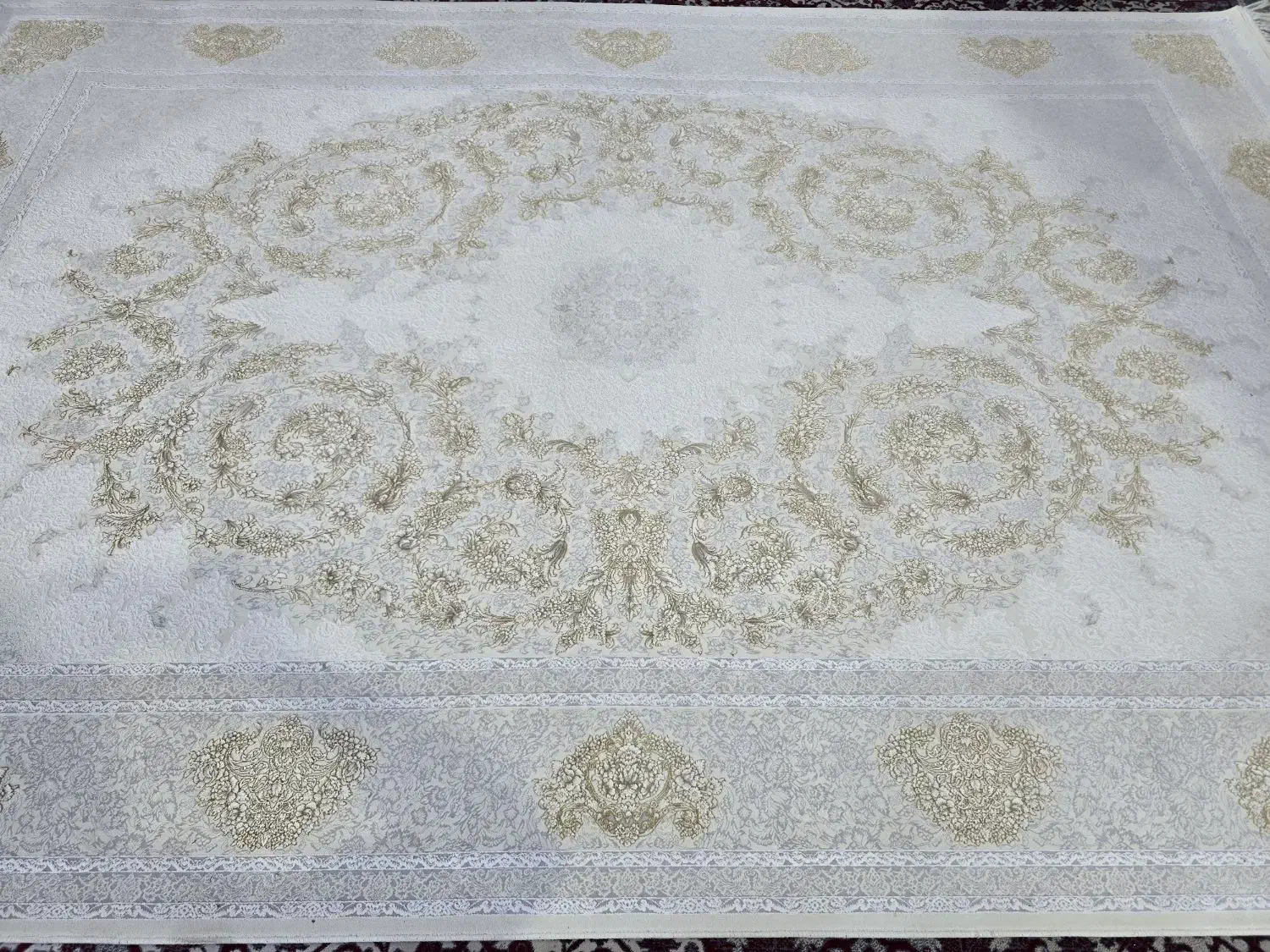 ۴تیکه فرش۱۲۰۰شانه۳۶۰۰تراکم۲تخته۶متری۲عددکناره۱*۳|فرش|مهاباد (آذربایجان غربی), |دیوار