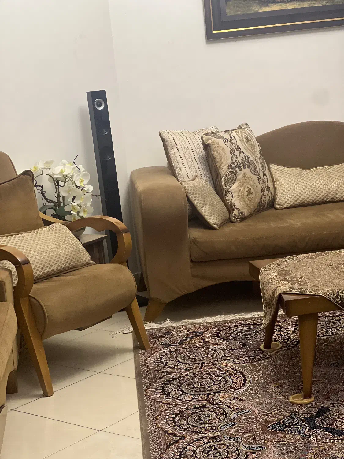 مبل ۸ نفره و یک دست ناهار خوری ۸ نفره|مبلمان خانگی و میز عسلی|تهران, جوادیه تهرانپارس|دیوار