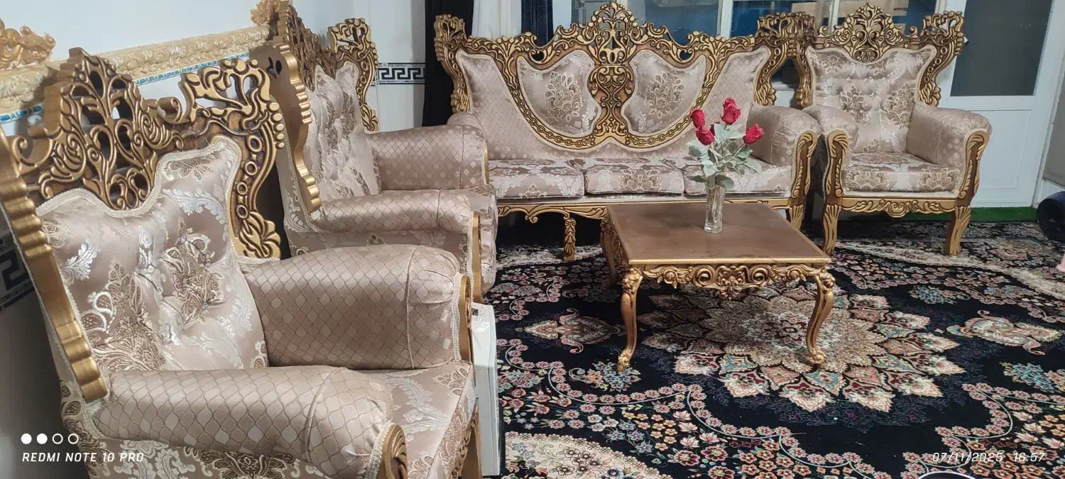 مبل سلطنتی در حد نو|مبلمان خانگی و میز عسلی|سبزوار, رضوی|دیوار